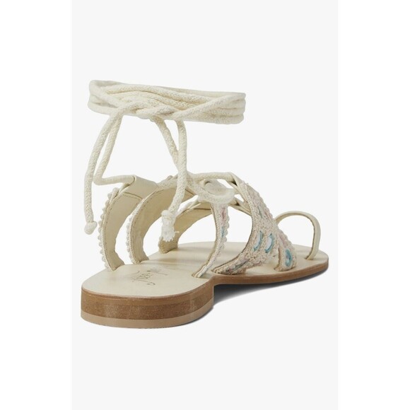 FREE PEOPLE Women’s Mantra Mirror Sandals / Natural Size U.S 7/EU37.5 New - Picture 8 of 13
